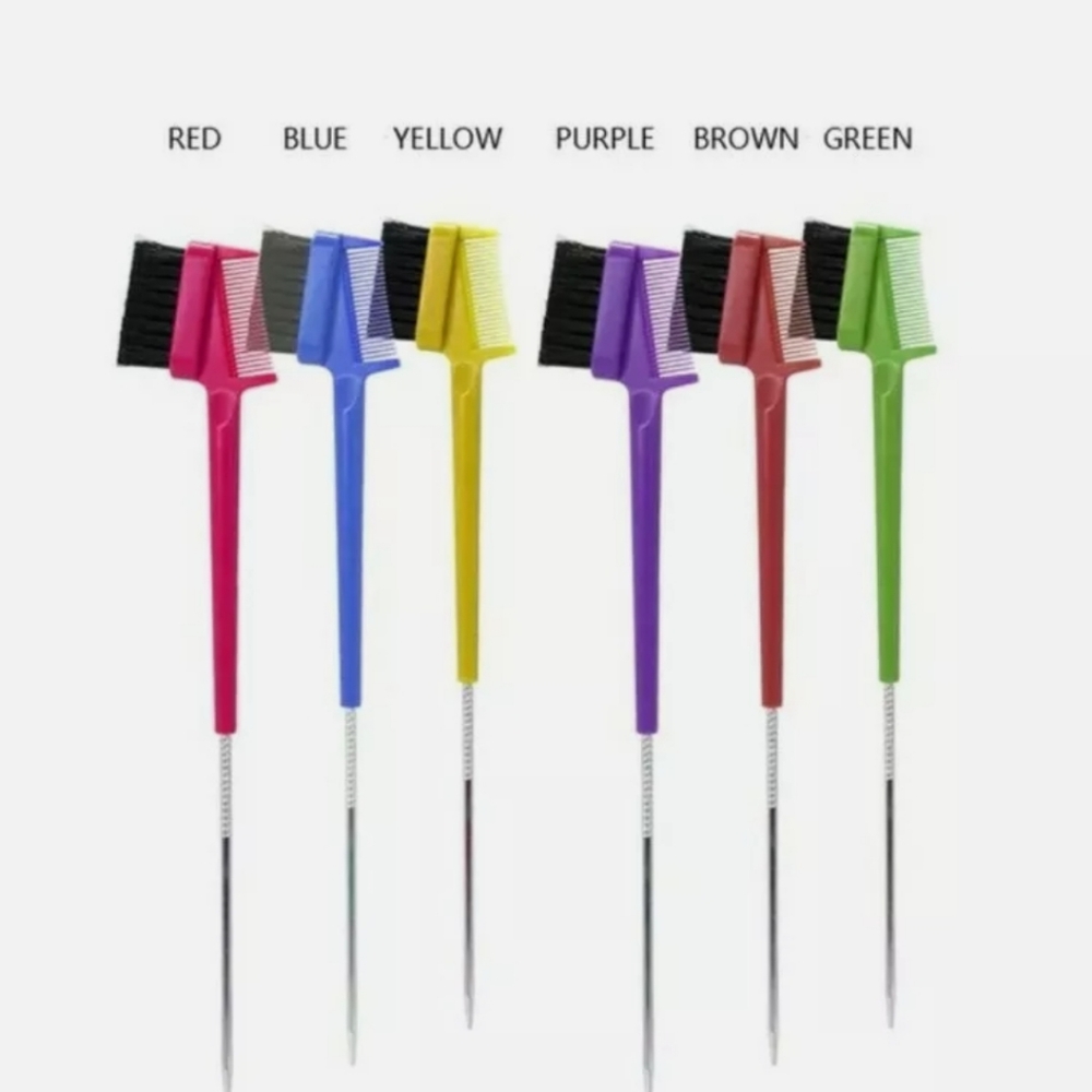 3 IN 1 EDGE STYLE BRUSH,COMB,PINTAIL(RANDOM COLOR)